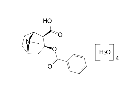 Benzoylecgonine 4-H2O in kbr