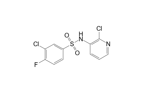 3-chloro-N-(2-chloro-3-pyridyl)-4-fluorobenzenesulfonamide