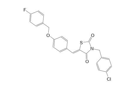 2,4-thiazolidinedione, 3-[(4-chlorophenyl)methyl]-5-[[4-[(4-fluorophenyl)methoxy]phenyl]methylene]-, (5Z)-