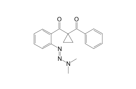 (E)-(1-benzoylcyclopropyl)(2-(3,3-dimethyltriaz-1-en-1-yl)phenyl)methanone