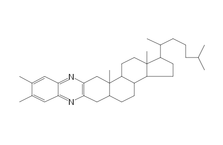 Cholest-2-eno[2,3-b]quinoxaline, 6',7'-dimethyl-