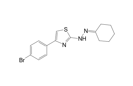1-(4-(4-Bromophenyl) thiazol-2-yl)-2-cyclohexylidenehydrazine