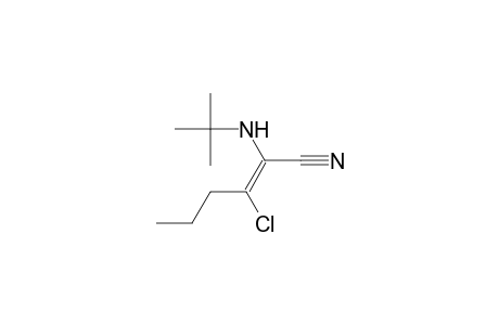 2-Hexenenitrile, 3-chloro-2-[(1,1-dimethylethyl)amino]-, (Z)-