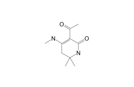 3-ACETYL-4-METHYLAMINO-6,6-DIMETHYL-5,6-DIHYDROPYRIDIN-2-(1H)-ONE