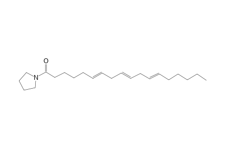 Pyrrolidine, 1-(1-oxo-6,9,12-octadecatrienyl)-