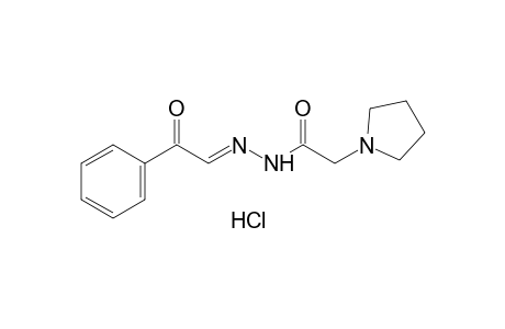 1-pyrrolidineacetic acid, phenacylidenehydrazide, monohydrochloride