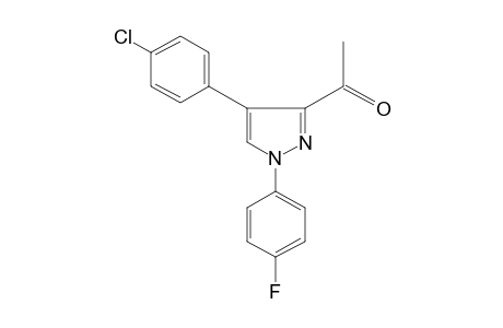 4-(p-chlorophenyl)-1-(p-fluorophenyl)pyrazol-3-yl methyl ketone