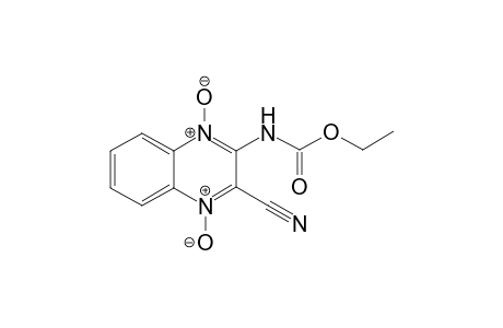 3-( Ethoxycarbonyl)amino-2-quinoxalinecarbonitrile-1,4-di(N,N)-oxide