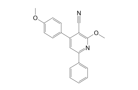 2-methoxy-4-(p-methoxyphenyl)-5-phenylnicotinonitrile