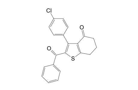 2-Benzoyl-3-(4-chlorophenyl)-6,7-dihydro-1-benzothiophen-4(5H)-one