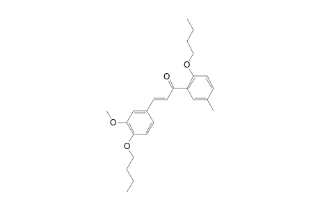 4,2'-bis(N-Butyl)oxy-3-methoxy-5'-methylchalcone (isomer 1)