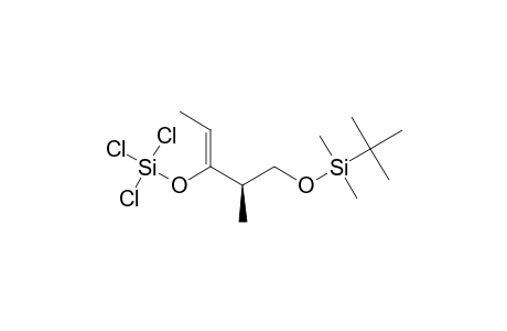 (2Z,4S)-5-(TERT.-BUTYLDIMETHYLSILYLOXY)-4-METHYL-3-TRICHLOROSILYLOXY-2-PENTENE