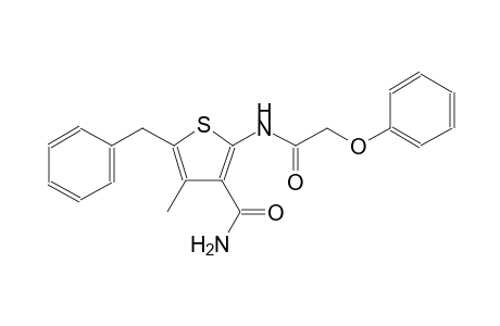 5-benzyl-4-methyl-2-[(phenoxyacetyl)amino]-3-thiophenecarboxamide