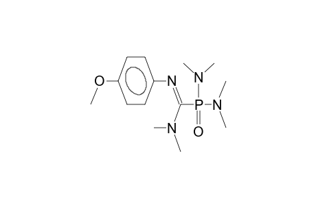 (E)-N,N,N',N'-tetramethyl[1-dimethylamino-1-(4-methoxyphenylimino)methyl]diamidophosphonate