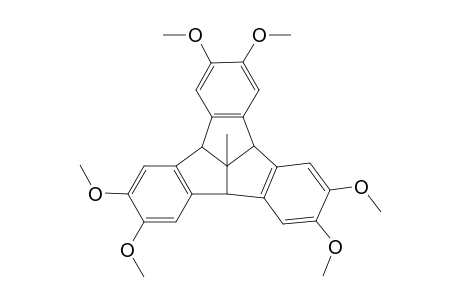 2,3,6,7,10,11-Hexamethoxy-12d-methyl-4b,8b,12b,12d-tetrahydrodibenzo[2,3:4,5]pentaleno[1,6-ab]indene (2,3,6,7,10,11-Hexamethoxy-12d-methyltribenzotriquinacene)