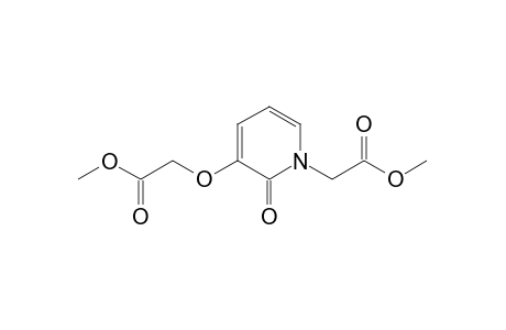 PYRIDINEACETIC ACID, 1/2H/-, 3-//METHOXYCARBONYL/METHOXY/-2-OXO-, METHYL ESTER