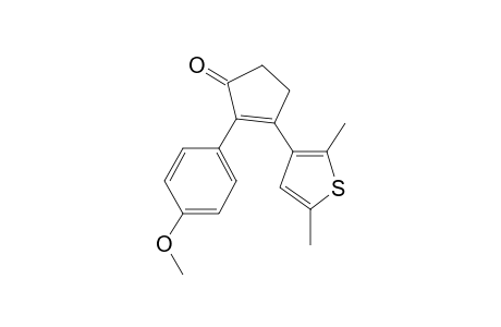 3-(2,5-Dimethylthiophen-3-yl)-2-(4-methoxyphenyl)cyclopent-2-en-1-one