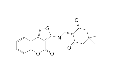 2-[[(4-ketothieno[3,4-C]chromen-3-yl)amino]methylene]-5,5-dimethyl-cyclohexane-1,3-quinone