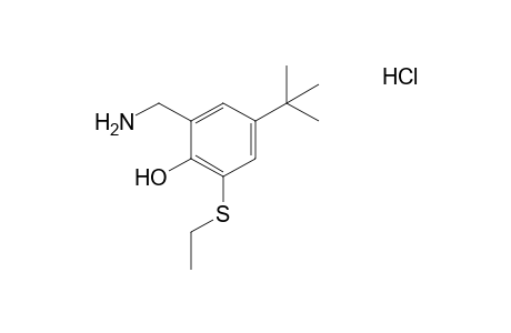 alpha-Amino-4-tert-butyl-6-(ethylthio)-o-cresol, hydrochloride