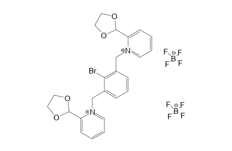 2,6-BIS-[[1-(1,3-DIOXOLAN-2-YL)-PYRIDINIUM]-METHYL]-BROMOBENZENE-BIS-(TERTAFLUOROBORATE)