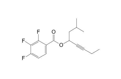 1-Isobutyl-2-pentynyl 2,3,4-trifluorobenzoate