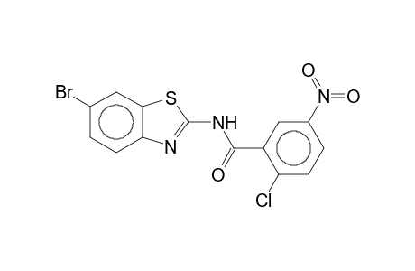 N-(6-Bromo-1,3-benzothiazol-2-yl)-2-chloro-5-nitrobenzamide