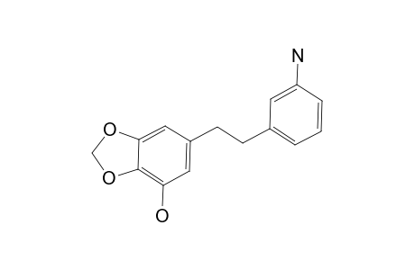 6-(3-Aminophenethyl)benzo[d][1,3]dioxol-4-ol