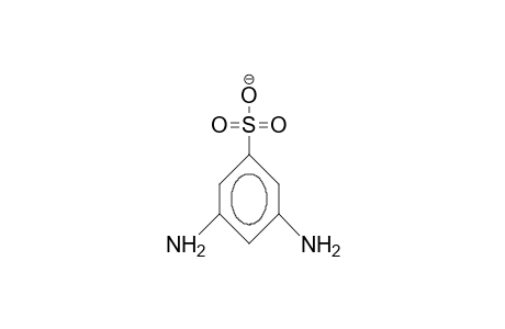 3,5-Diamino-benzenesulfonate anion