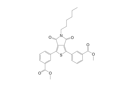 Dimethyl 3,3'-(5-hexyl-4,6-dioxo-5,6-dihydro-4H-thieno[3,4-c]pyrrole-1,3-diyl)dibenzoate