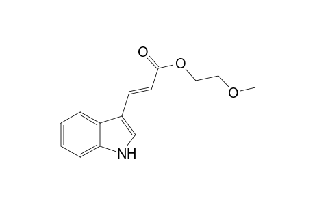 (E)-2-methoxyethyl 3-(1H-indol-3-yl)acrylate