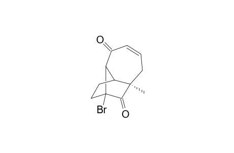 9-Bromo-(7R)-methyltricyclo[5.4.0.0(2,9)]undec-4-en-3,8-di-one