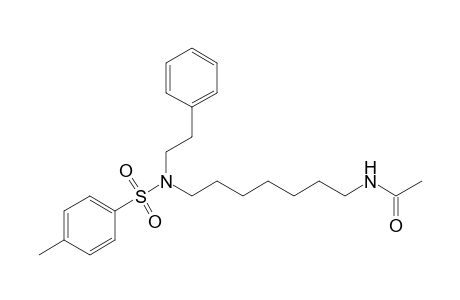N-phenethyl-N-(7-acetamidoheptyl)-p-toluolsulfonamide