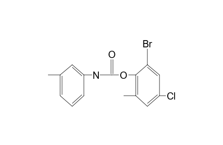 m-methylcarbanilic acid, 6-bromo-4-chloro-o-tolyl ester