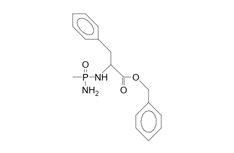 N-(Amino-methyl-phosphinyl)-L-phenylalanine benzyl ester