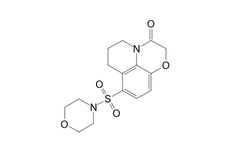 5H-[1,4]Oxazino[2,3,4-ij]quinolin-3(2H)-one, 6,7-dihydro-8-(4-morpholinylsulfonyl)-