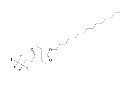 Diethylmalonic acid, pentadecyl 2,2,3,3,3-pentafluoropropyl ester