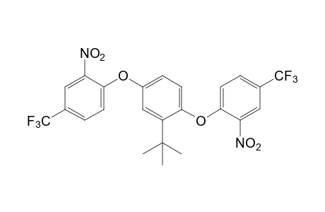 1,4-BIS[(2-NITRO-alpha,alpha,alpha-TRIFLUORO-p-TOLYL)OXY]-2-tert-BUTYLBENZENE