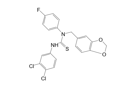 3',4'-dichloro-4-fluoro-N-piperonylthiocarbanilide