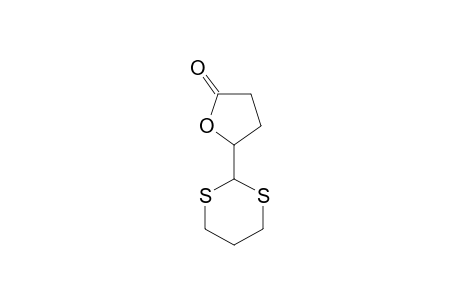 1,3-Dithiane, 2-(tetrahydrofuran-2-on-5-yl)-