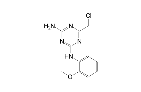 N-[4-amino-6-(chloromethyl)-1,3,5-triazin-2-yl]-N-(2-methoxyphenyl)amine