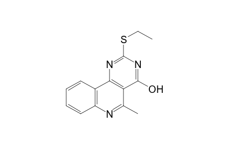 2-(ethylthio)-5-methylpyrimido[5,4-c]quinolin-4-ol