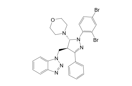 1-(2,4-DIBROMO-PHENYL)-4-METHYL-BENZOTRIAZOL-1-YL-5-MORPHOLINO-3-PHENYL-4,5-DIHXDRO-PYRAZOLE-HYDRATE