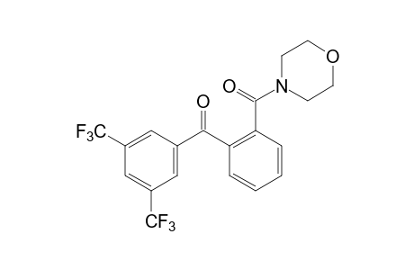 4-(o-[3,5-bis(trifluoromethyl)benzoyl]benzoyl}morpholine