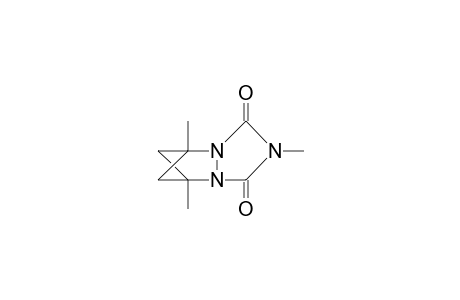 1,4,7-Trimethyl-2,4,6-triaza-tricyclo(5.1.1.0/2,6/)nonane-3,5-dione
