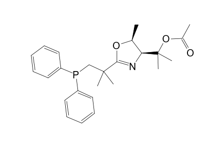 2-((4S,5S)-2-(1-(Diphenylphosphino)-2-methylpropan-2-yl)-5-methyl-4,5-dihydrooxazol-4-yl)propan-2-yl acetate