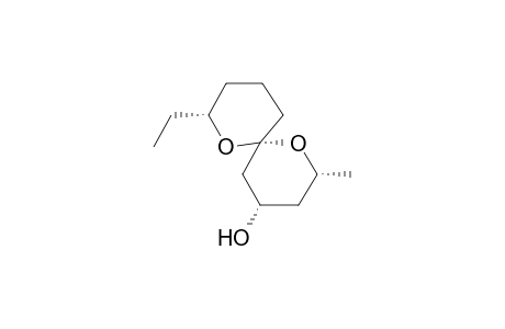 (2RS,4RS,6RS,8SR)-8-ETHYL-2-METHYL-DIOXASPIRO-[5,5]-UNDECAN-4-OL