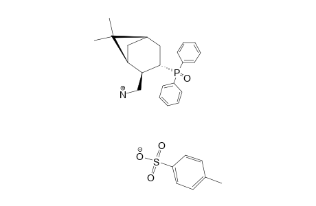 (-)-(1S,2R,3S)-[3-diphenylphosphinyl-6,6-dimethylbicyclo-[3.1.1]-heptane-2-yl]-methanaminium-4-methylbenzenesulfonate