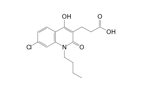 1-BUTYL-7-CHLORO-1,2-DIHYDRO-4-HYDROXY-2-OXO-3-QUINOLINEPROPIONIC ACID