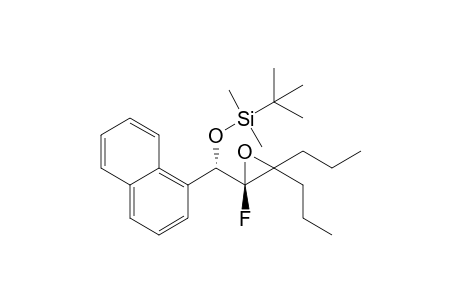 (1S*,2R*)-(+-)-2,3-Epoxy-2-fluoro-1-t-butyldimethylsilyloxy-2-fluoro-1-(1-naphthyl)-3-propylhexane