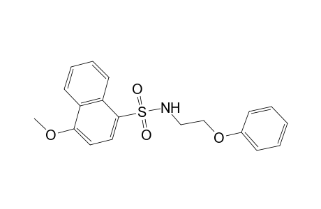 4-Methoxy-naphthalene-1-sulfonic acid (2-phenoxy-ethyl)-amide